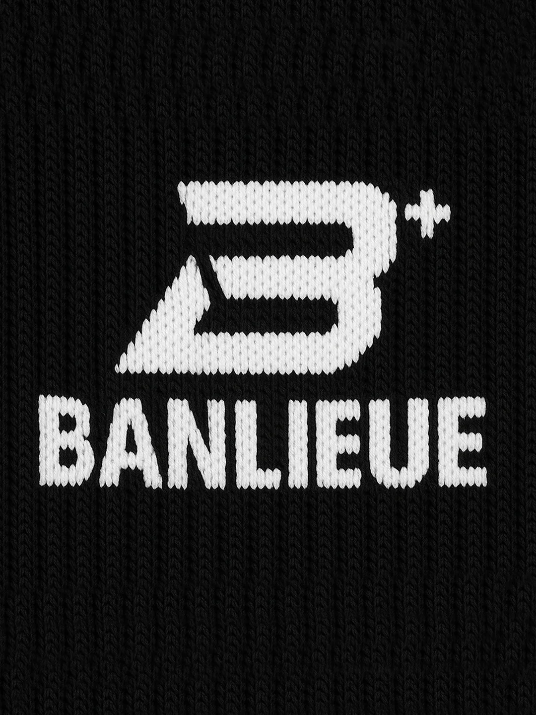 B+ LOGO SOCKS | BLACK - Image 5