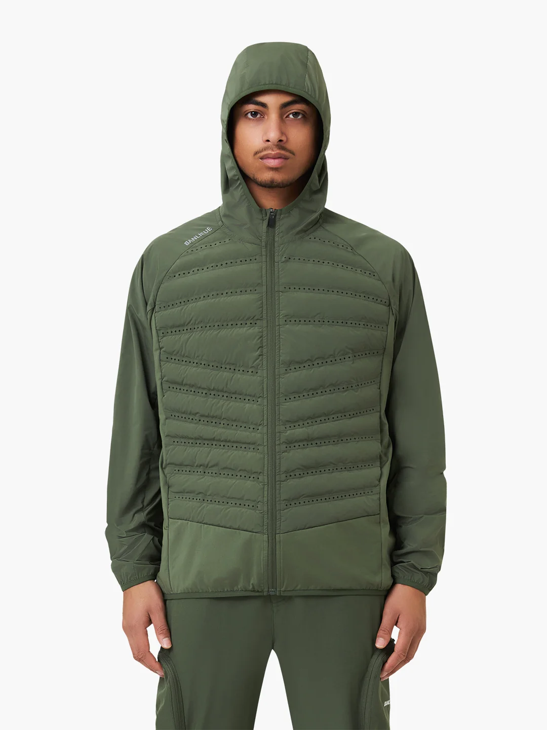 TACTICAL FULLZIP HOODIE | NARDO GREEN - Image 3