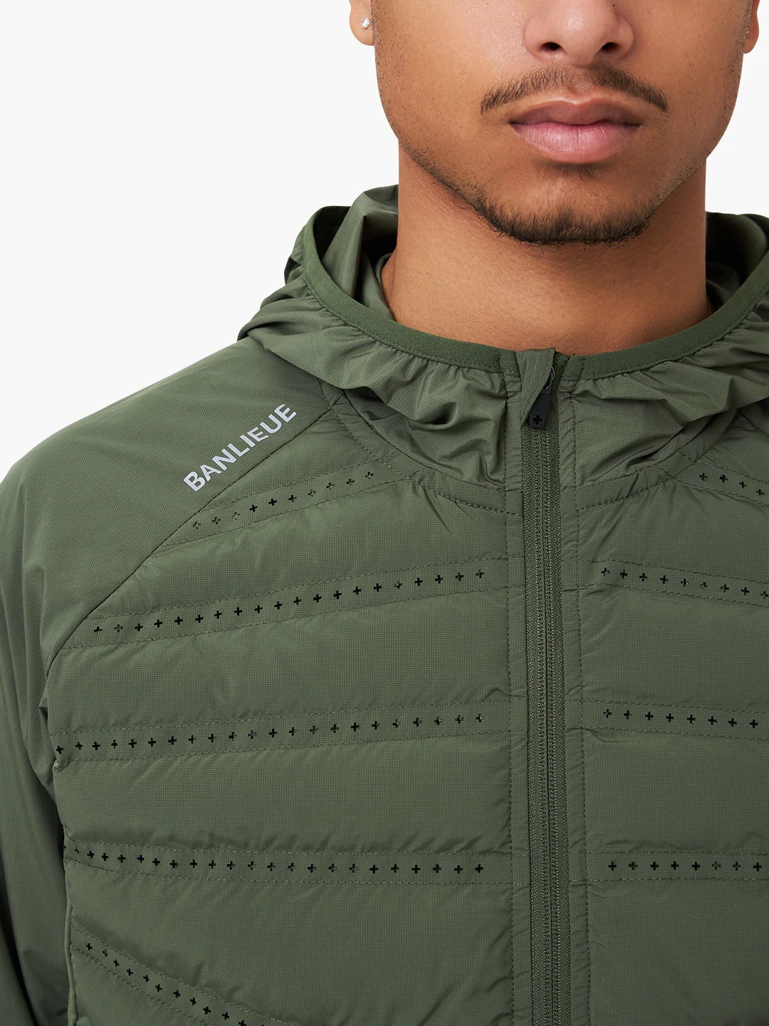 TACTICAL FULLZIP HOODIE | NARDO GREEN - Image 4