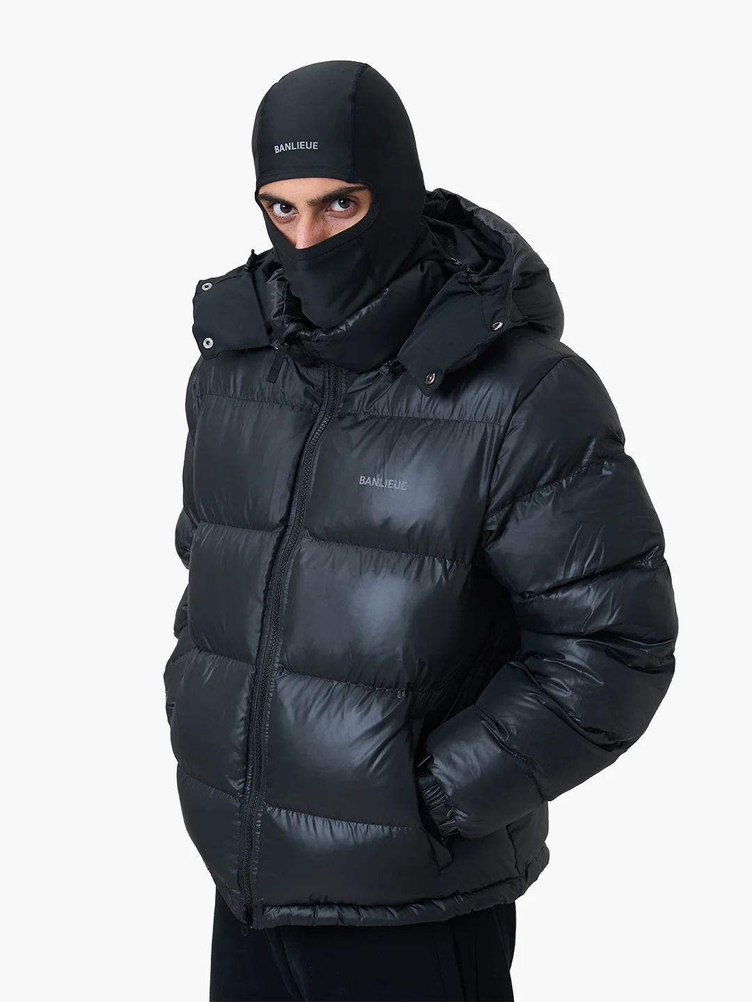 BALACLAVA PUFFER JACKET | BLACK - Image 3