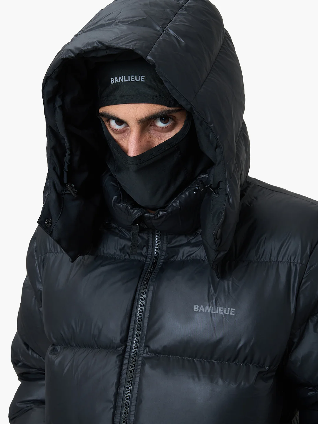 BALACLAVA PUFFER JACKET | BLACK - Image 4