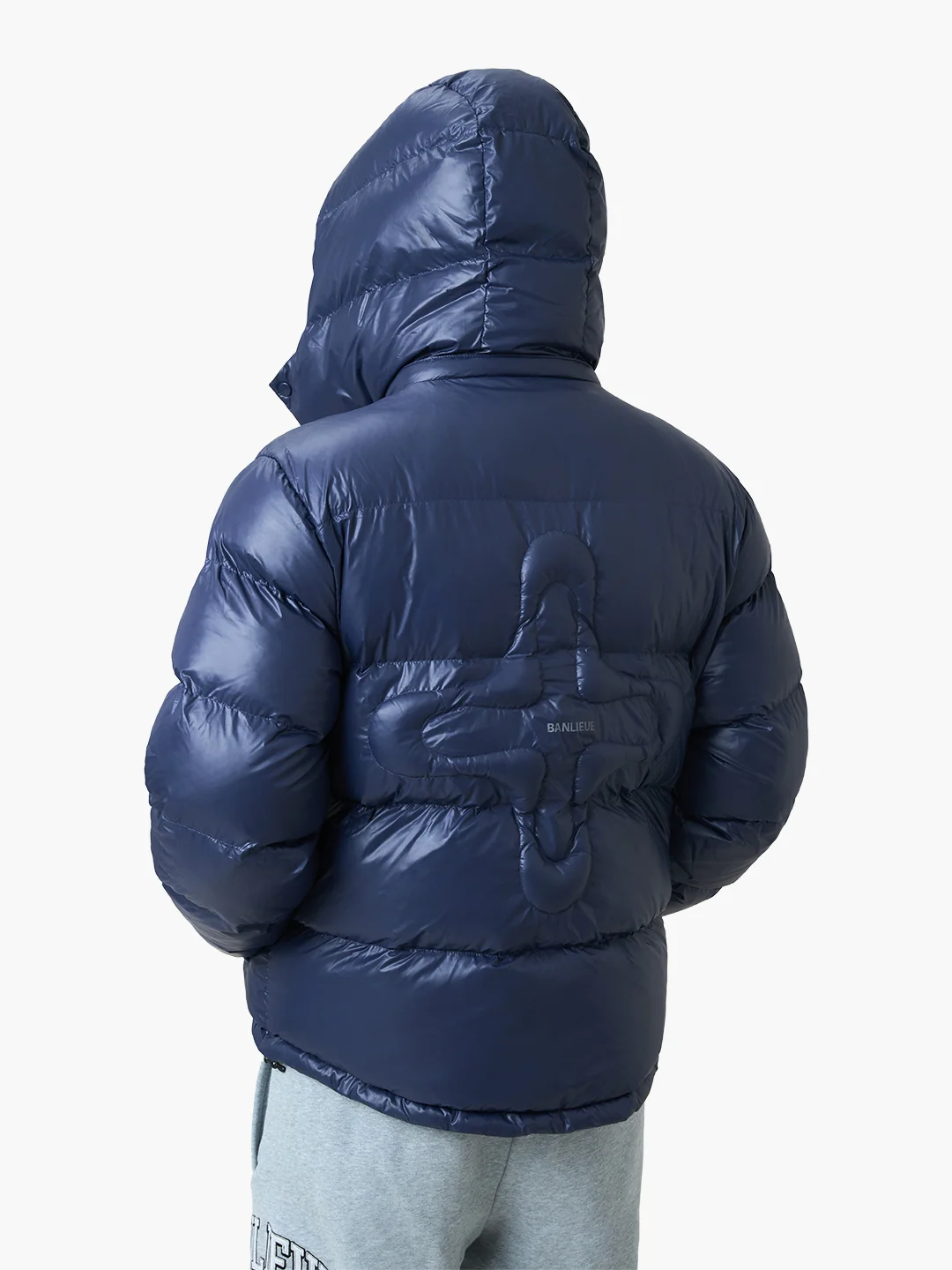 BALACLAVA PUFFER JACKET | NAVY - Image 8