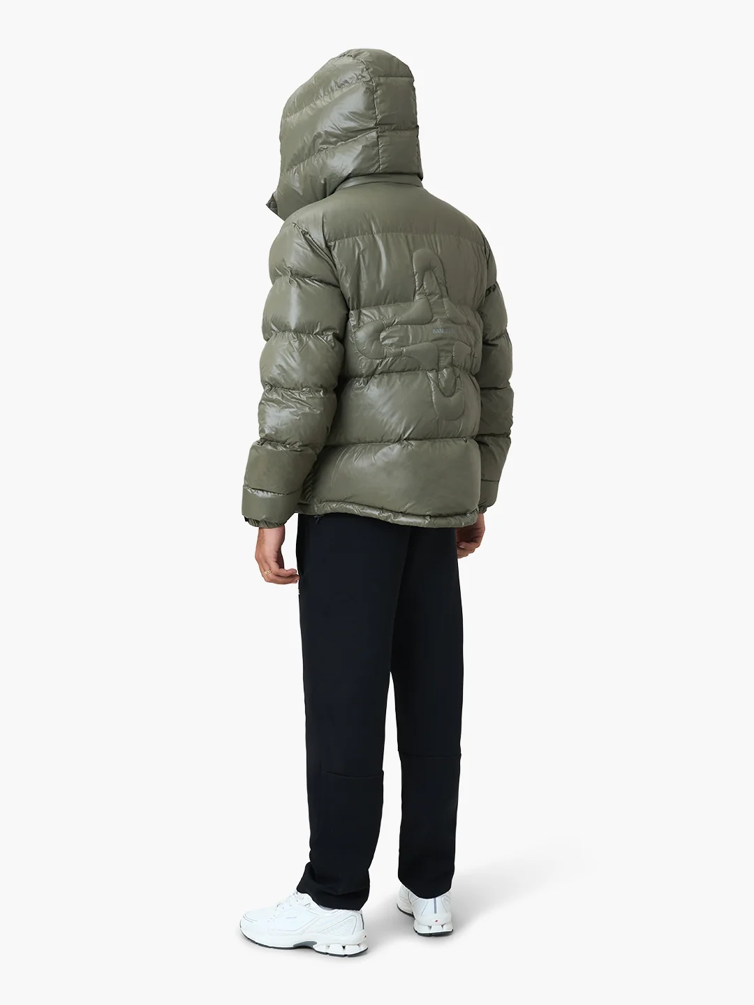 BALACLAVA PUFFER JACKET | OLIVE - Image 5