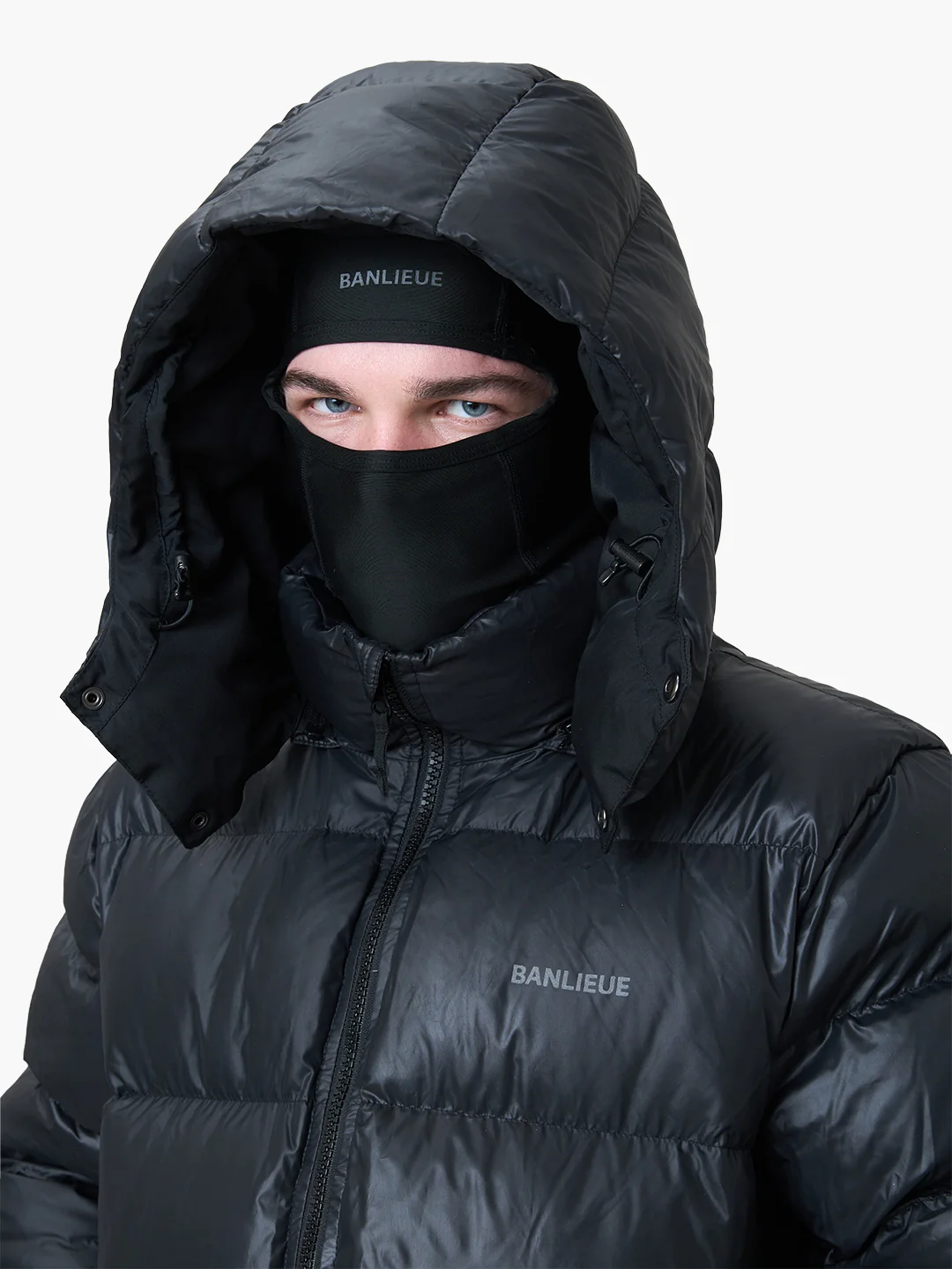 BALACLAVA PUFFER PARKA JACKET | BLACK - Image 4