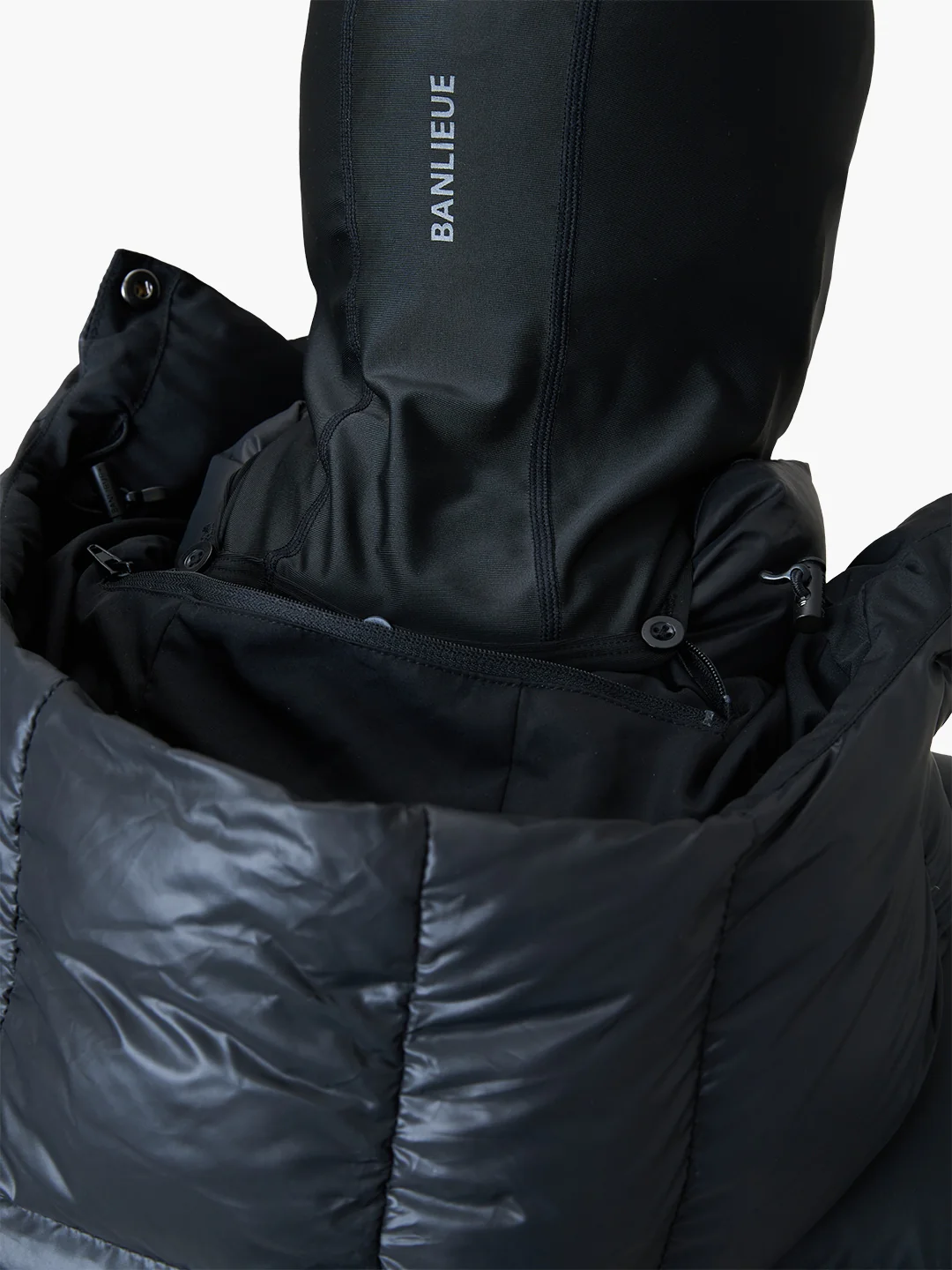 BALACLAVA PUFFER PARKA JACKET | BLACK - Image 7