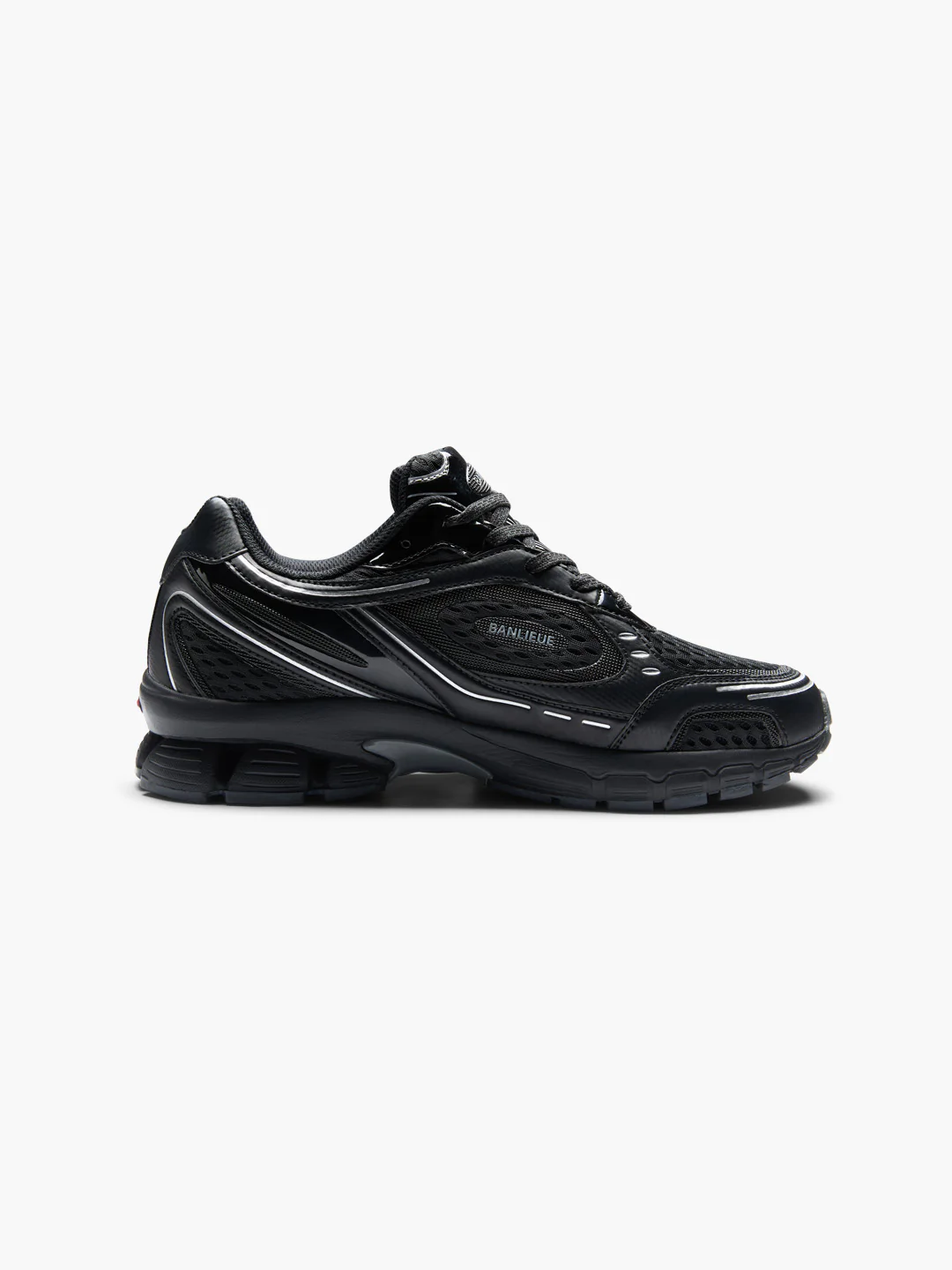 BANLIEUE PATENT SNEAKER | CORE BLACK / PATENT BLACK - Image 4