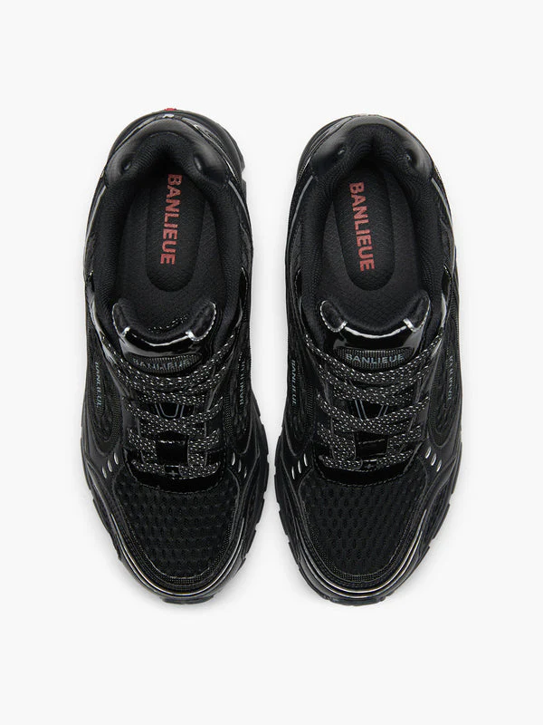 BANLIEUE PATENT SNEAKER | CORE BLACK / PATENT BLACK - Image 6