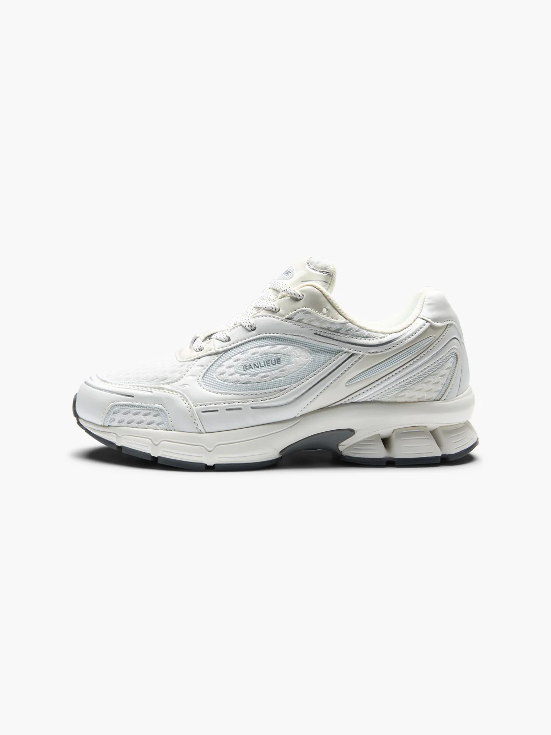 BANLIEUE PATENT SNEAKER | CORE WHITE / PATENT WHITE - Image 3