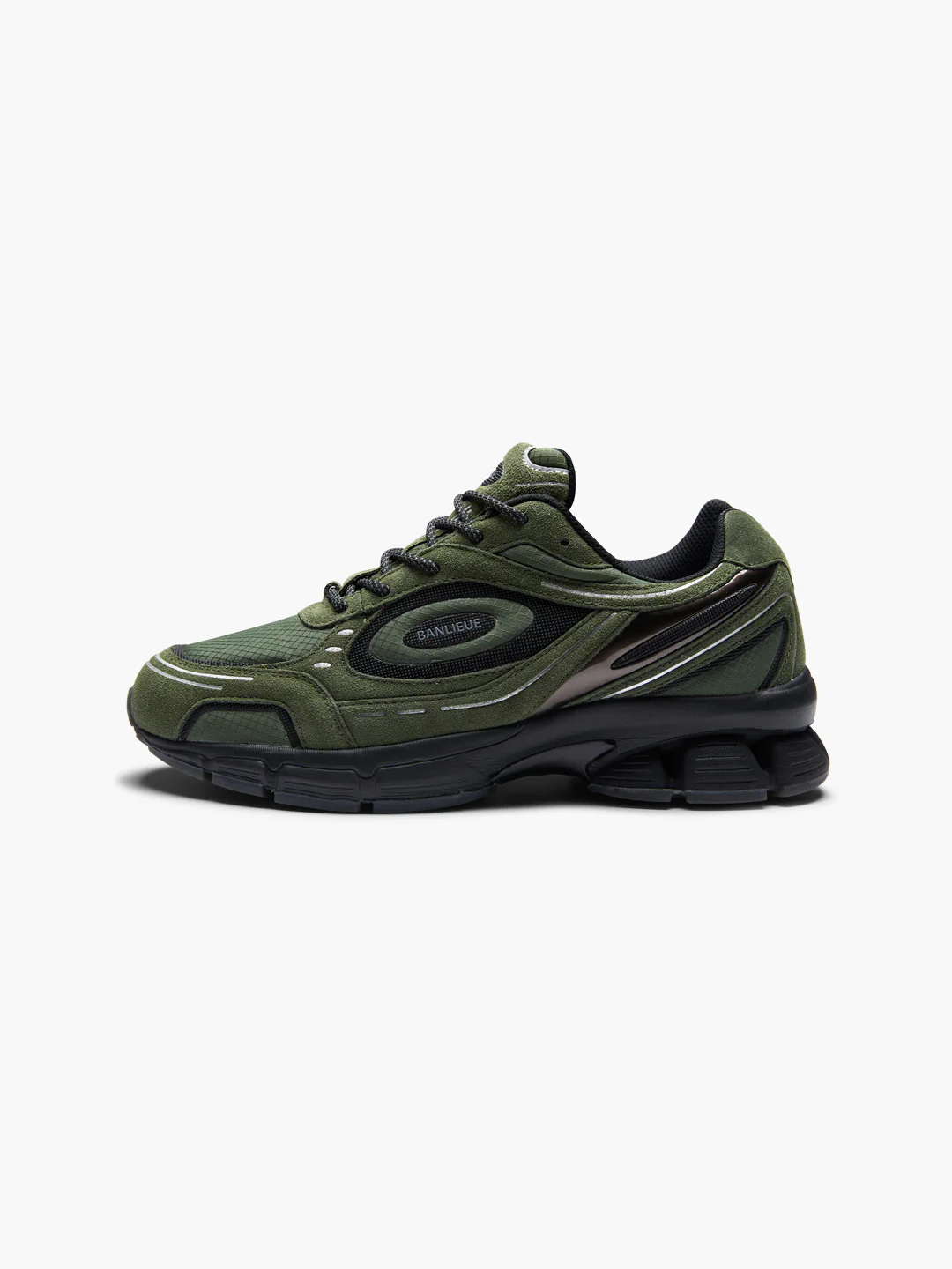 BANLIEUE SNEAKER | OLIVE GREEN / BLACK - Image 3
