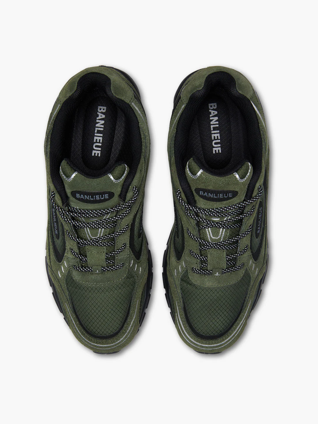 BANLIEUE SNEAKER | OLIVE GREEN / BLACK - Image 6