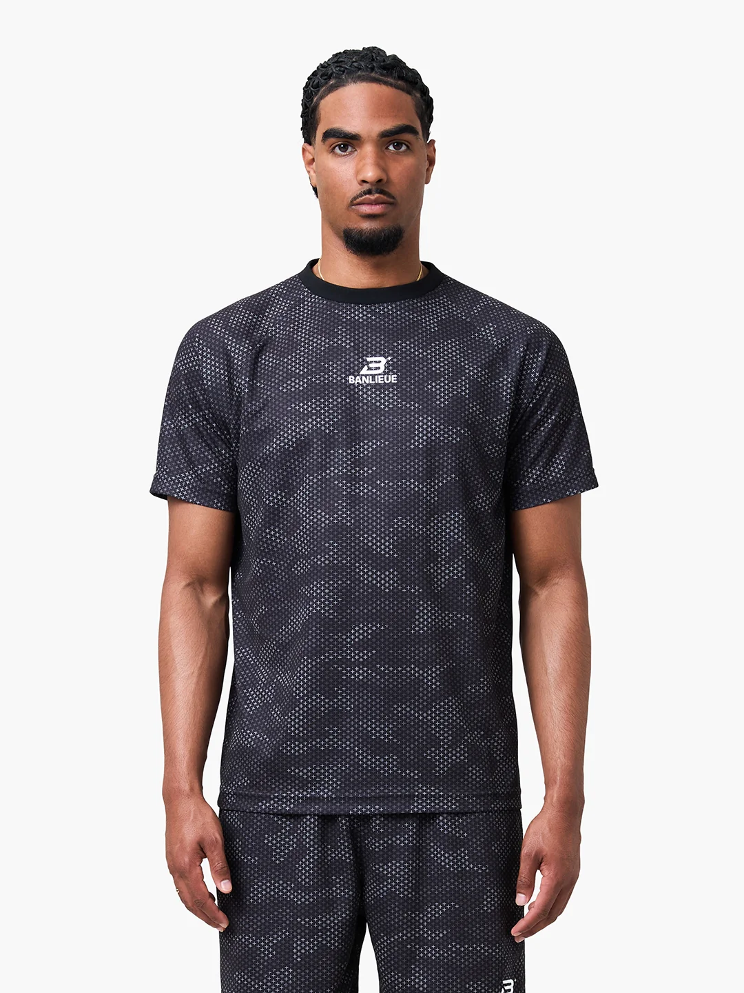 CAMO+ T-SHIRT | BLACK / CAMO | SEEDING - Image 3