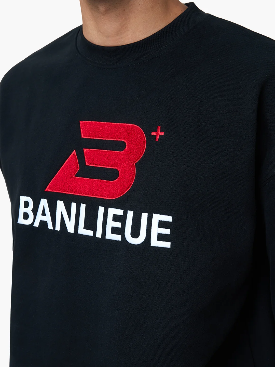 CHENILLE B+ SWEATER | BLACK / RED - Image 3