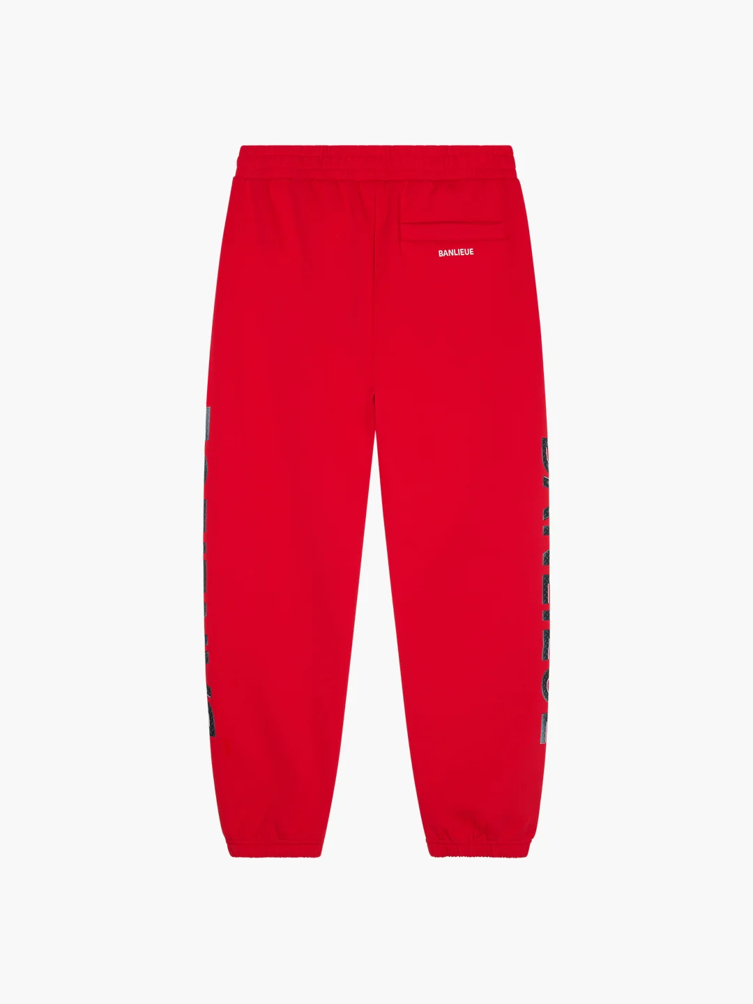 CHROME V2 SWEATPANTS | RED / SILVER - Image 3