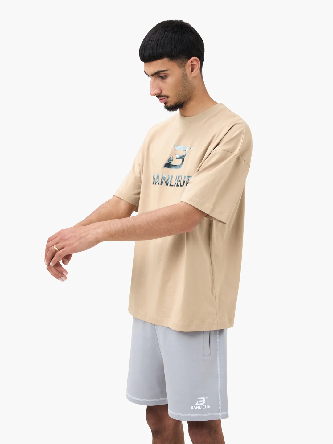 CHROME V2 T-SHIRT | BEIGE - Image 3