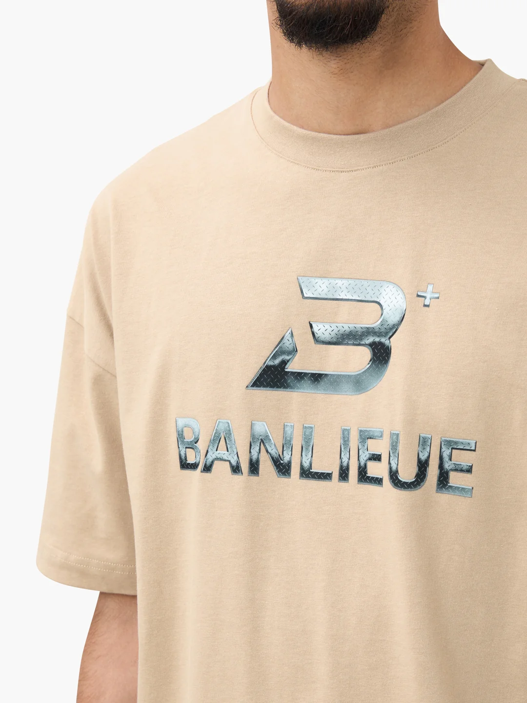 CHROME V2 T-SHIRT | BEIGE - Image 4