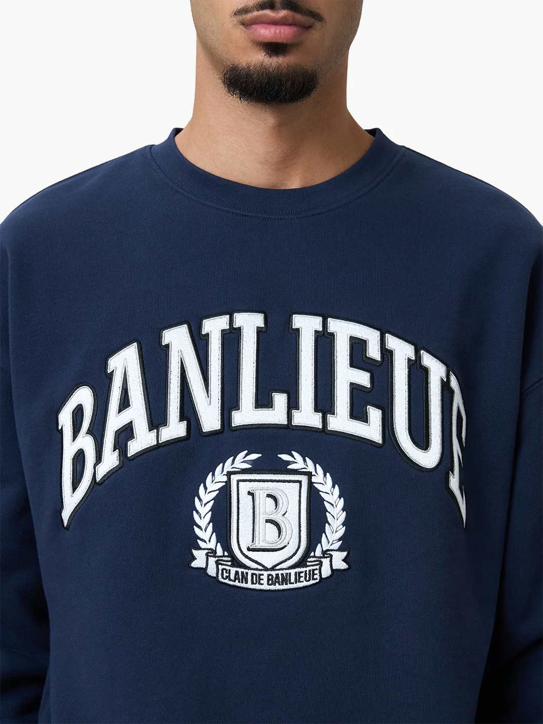CREST SWEATER | NAVY - Image 3