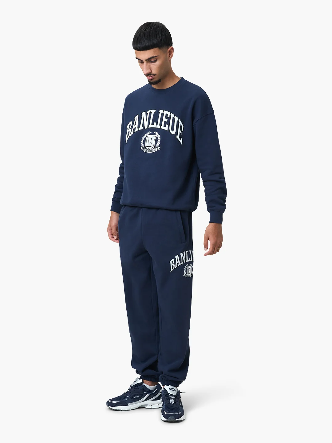 CREST SWEATER | NAVY - Image 4