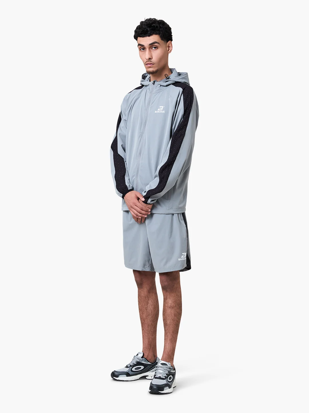 PERFORMANCE HOODED TRACKTOP | GREY | SEEDING - Image 3
