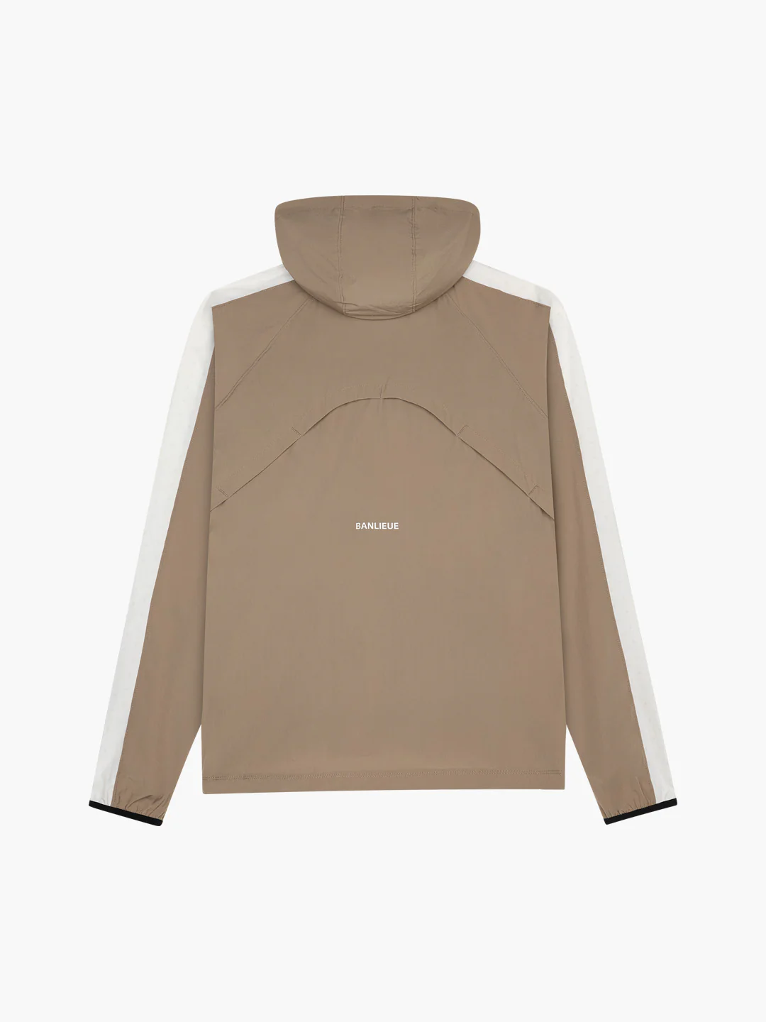 PERFORMANCE HOODED TRACKTOP | TAUPE - Image 3