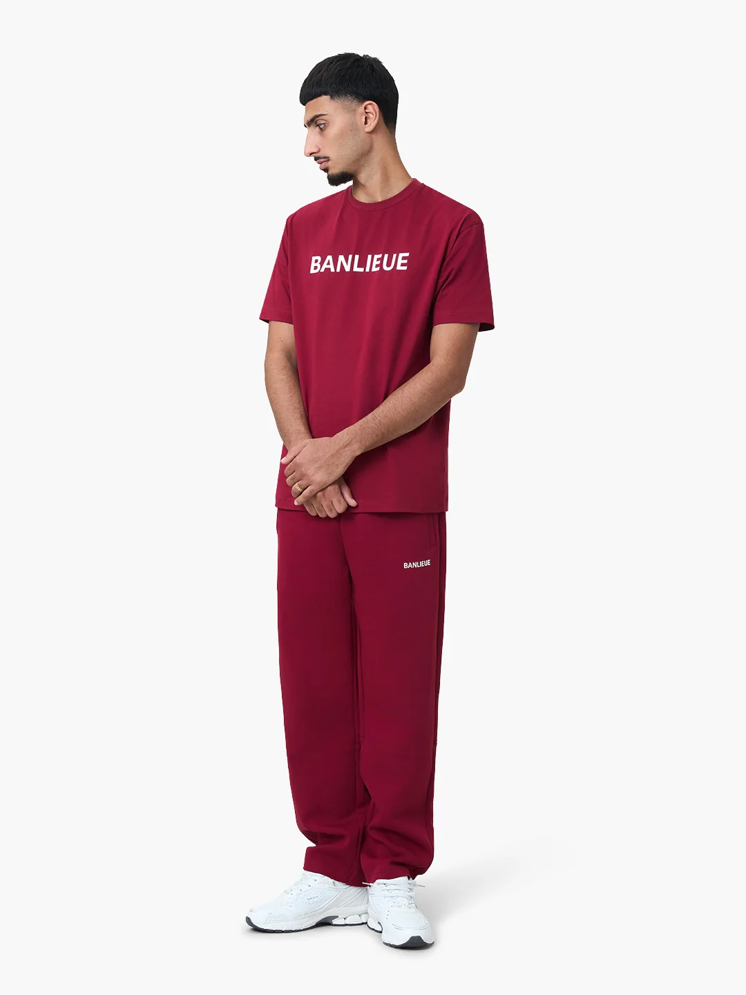 SCRIPT T-SHIRT | BURGUNDY - Image 3