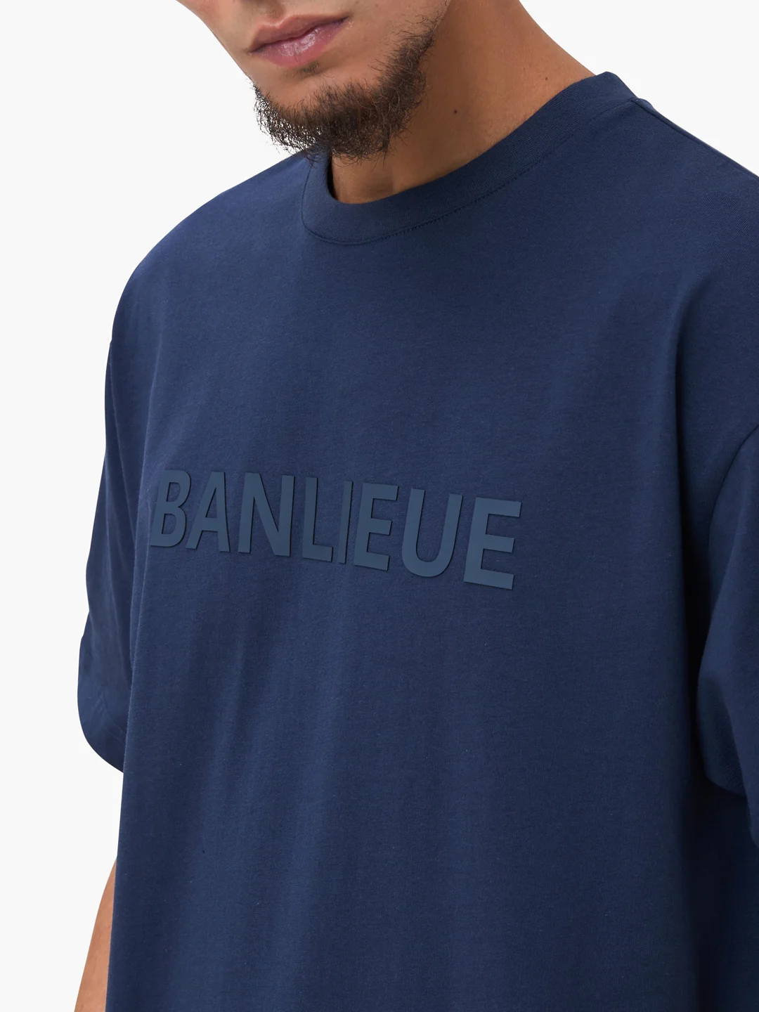 SCRIPT T-SHIRT | NAVY - Image 3