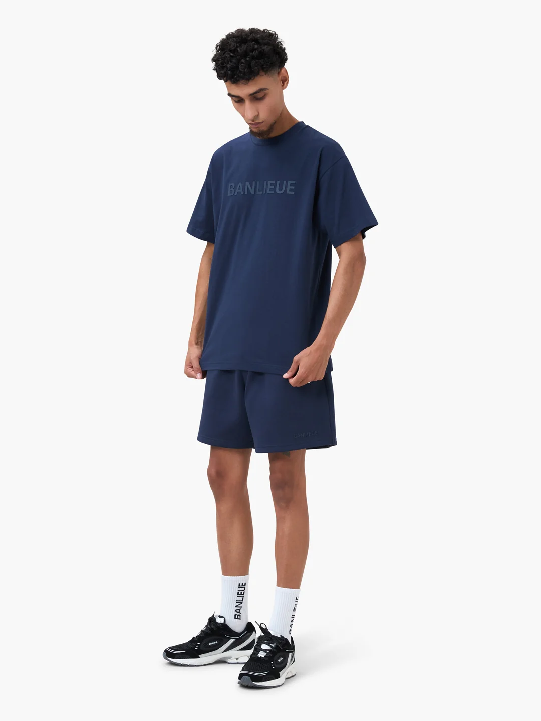 SCRIPT T-SHIRT | NAVY - Image 5