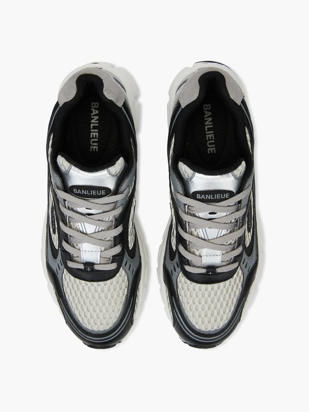 BANLIEUE  SNEAKER (OG) | CLOUD GREY / CORE BLACK / METALLIC SILVER - Image 8