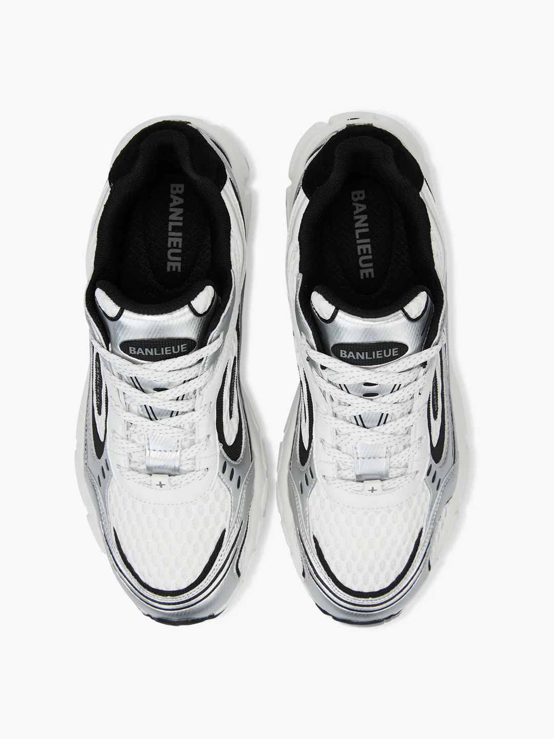 BANLIEUE  SNEAKER (OG) | CORE WHITE / METALLIC SILVER / CORE BLACK - Image 5