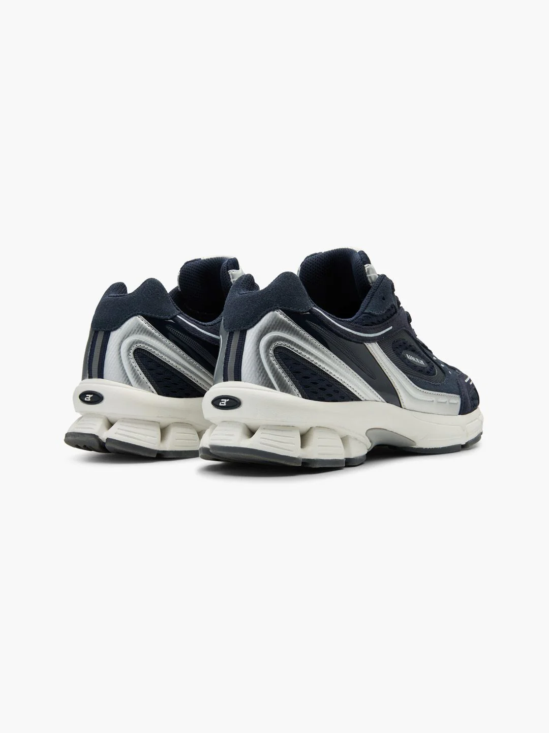 BANLIEUE SNEAKER (SUEDE) | NAVY BLUE / METALLIC SILVER / CORE WHITE - Image 6