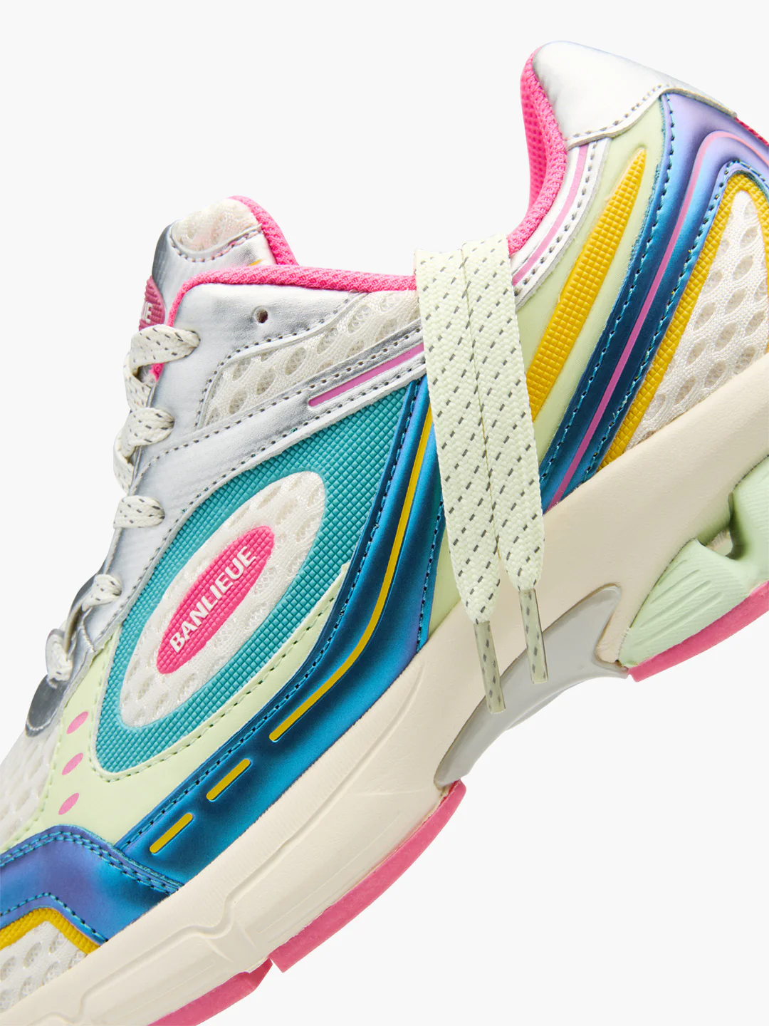 BANLIEUE SNEAKER | MULTI COLOR / METALLIC SILVER / MULTI COLOR - Image 7