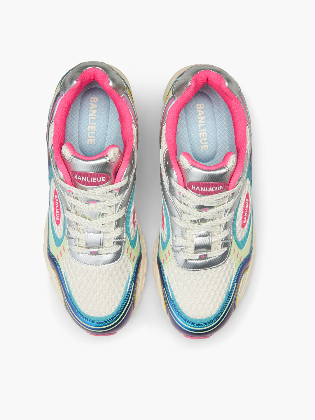 BANLIEUE SNEAKER | MULTI COLOR / METALLIC SILVER / MULTI COLOR - Image 8